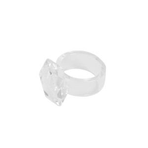 Saro Crystal Napkin Ring SARO1129